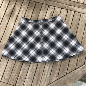 Urban Outfitters Plaid High Waist Mini Skirt
